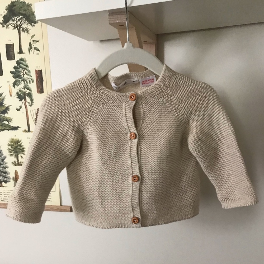 Zara Basic Cable Knit Sweater